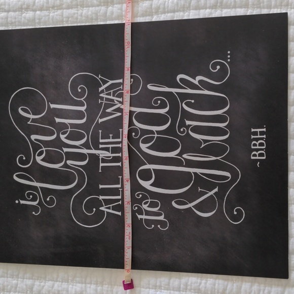 Chalkboard Style Poster Print (unframed, new!) - Picture 4 of 5